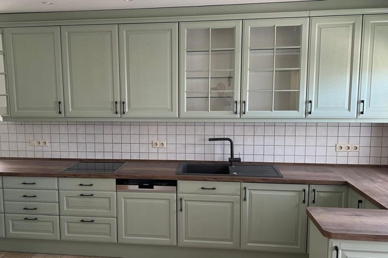 Renovierte Küchenfront